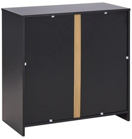 Dulap Zirkone (Negru + lemn deschis) . 1076654