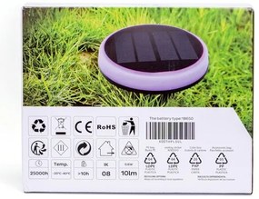 Corp de iluminat LED RGB solar Aigostar LED/0,6W/3,7V IP65