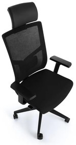 Scaun de birou Tauro, negru
