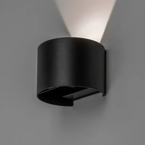 Rabalux 77218 - LED aplică de perete pentru exterior VIRNA 5W/230V 2700/4000/6500K IP54 neagră