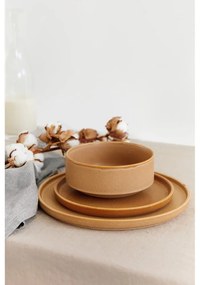 Set 12 vase din gresie Bonami Selection Malia, portocaliu cărămiziu