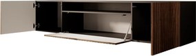 Comodă TV Miro Hanging – 200x41x53 cm – Negru / Catania