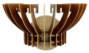 Aplica de Perete 209-TK, Soclu E27, Max 45 - 60W, Culoare Nuc
