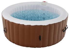 Jacuzzi gonflabil, maro/alb, 2-4 pers., 800 l, KAMINO TYP 1
