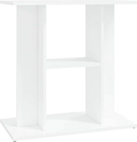 vidaXL Suport pentru acvariu, alb, 60x30x60 cm, lemn prelucrat