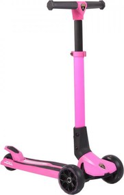Trotineta copii pliabila din aluminiu NOVOKIDS™ Lamborghini Kick N Roll Edition , Cu roti luminoase din silicon, 3 roti,pliabila, Maner reglabil pe