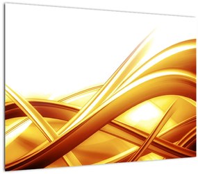Tablou - Abstrac galben (70x50 cm)