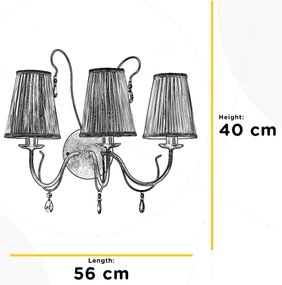 Aplică ONLI DELIA 3xE14/6W/230V