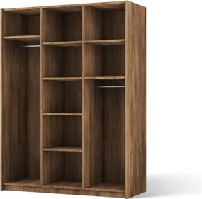 Dulap Bregma III Hinged – 148x58x204 cm – Stejar Artisan – Bregma III Hinged Dulap – Varianta 1