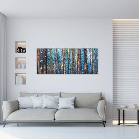 Tablou - Pădurea iarna (120x50 cm)