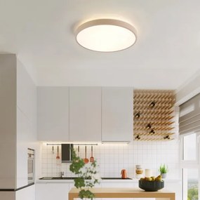 Brilagi - Corp de iluminat LED dimabil GLASS POOL DOUBLE LED/48W/230V 40 cm bej + telecomandă