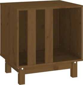 vidaXL Casă pentru câini, maro miere, 50x40x52 cm, lemn masiv de pin