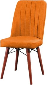 Scaun living tapitat Valentina portacaliu  Homs