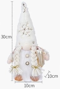 Spirite de Craciun iluminat JINGLE 30 cm - diferite tipuri Culoare: Maro