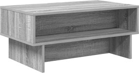 vidaXL Masă de cafea Gri Sonoma 80 x 46 x 35 cm Lemn compozit