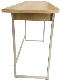 Masă consolă în culoare naturală cu aspect de lemn de stejar 40x140 cm Darlington – Actona