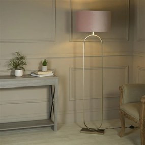Lampadar/Lampa de podea decorativa Modish bronz/roz