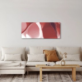 Tablou - Floare abstractă roșie N⁰3 (120x50 cm)