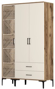 Dulap de haine Kiara PT (Nuc + Crem). 1088434