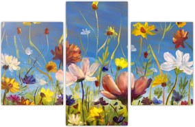 Tablou cu luncă înflorită (90x60 cm)