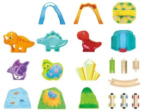 Pistă de tren Hape - dinozauri