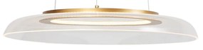 Lampă suspendată de design aurie și transparentă, cu reglare în 3 trepte - Scacrylic