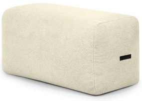 Fotoliu bean bag crem cu tapițerie din țesătură bouclé Plus 100 Lounge – SLOWDOWN