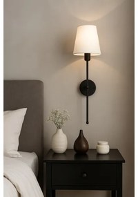 Aplica de perete MADELA 1xE14/40W/230V alb/negru