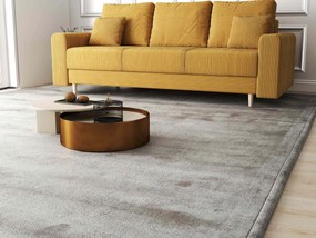 Canapea extensibilă dumonde cu ladă de depozitare si sezut confortabil din spuma high-density, Kronos Zoom Mustar 210x100 cm