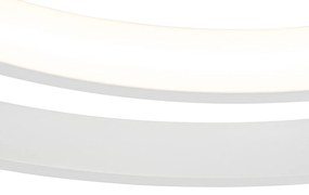 Ventilator de tavan alb 46,5 cm incl. LED cu telecomandă - Kees