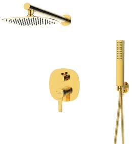 Sistem de duș încastrat cu 2 funcții GLAMOUR auriu