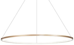 Lustr LED SATURNO 57W 230V, pr. 100 cm, IP44, auriu