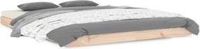 vidaXL Cadru de pat, 140x190 cm, lemn masiv de pin