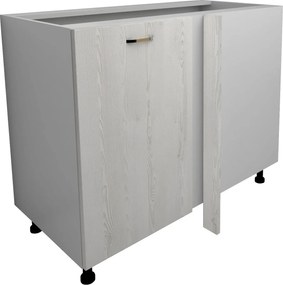 Corp Baza Colt Lecce, Pin Alb/Alb, 98 x 50 x 80 cm