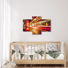 Tablou cu căsuța telefonică roșie din Londra (90x60 cm)