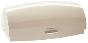 Cutie pentru pâine din metal, 45×28.5×17 cm, bej, Klausberg KB-7932