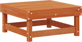 vidaXL Suport pentru picioare de grădină Lemn masiv de pin Maro Ceară