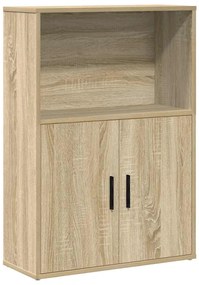 vidaXL Bibliotecă, stejar sonoma, 60x24x85 cm, lemn prelucrat