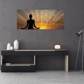 Tablou cu meditație (120x50 cm)
