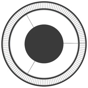 Lustră LED dimabilă Zuma Line MD3328-2M-3BT BALL LED/53W/230V 2700-6000K negru + telecomandă