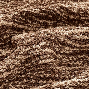 Huse bielastice UNIVERSO NOU dungi maro fotoliu cu manere de lemn (l. 40 - 70 cm)