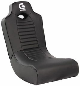 Fotoliu gaming, design ergonomic, spatar rabatabil, material PU, Negru