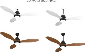 Ventilator LED de tavan Immax NEO 07141-B  NEO LITE FRESCO LED/18W/230V Tuya Wi-Fi + telecomandă