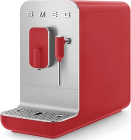 Espressor automat SMEG Collezione BCC02RDMEU, 1350 W, 19 bar, 1,4 l, 8 functii, Rasnita incorporata, Cafea boabe, Spumare lapte, Rosu