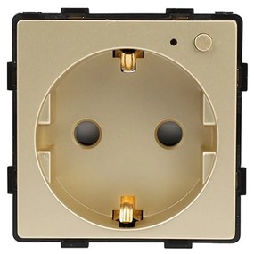 Modul Priza Inteligenta Wi-Fi cu Monitorizare Consum, Fara Rama Din Sticla LUXION