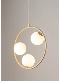 Lustră pe cablu AQUA 3xG9/12W/230V auriu