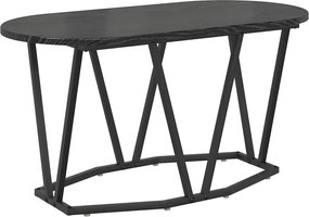 vidaXL Masă de cafea Stejar Negru 80 x 40 x 40.5 cm