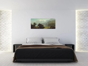 Tablou - Albert Bierstadt, Lake Lucerne, reproducere (120x50 cm)