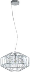Eglo 96987 - Lampa suspendata de cristal PEDROLA 1xE27/60W/230V