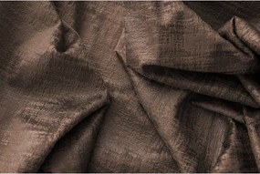 Draperie opaca LOOM VELVET 140x250 cm, maro Agatat: Inele metalice